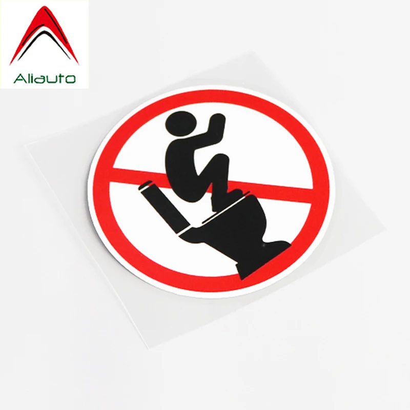 Aliauto Предупреждение марка автомобиля Стикеры не прыгает украшения забавные
