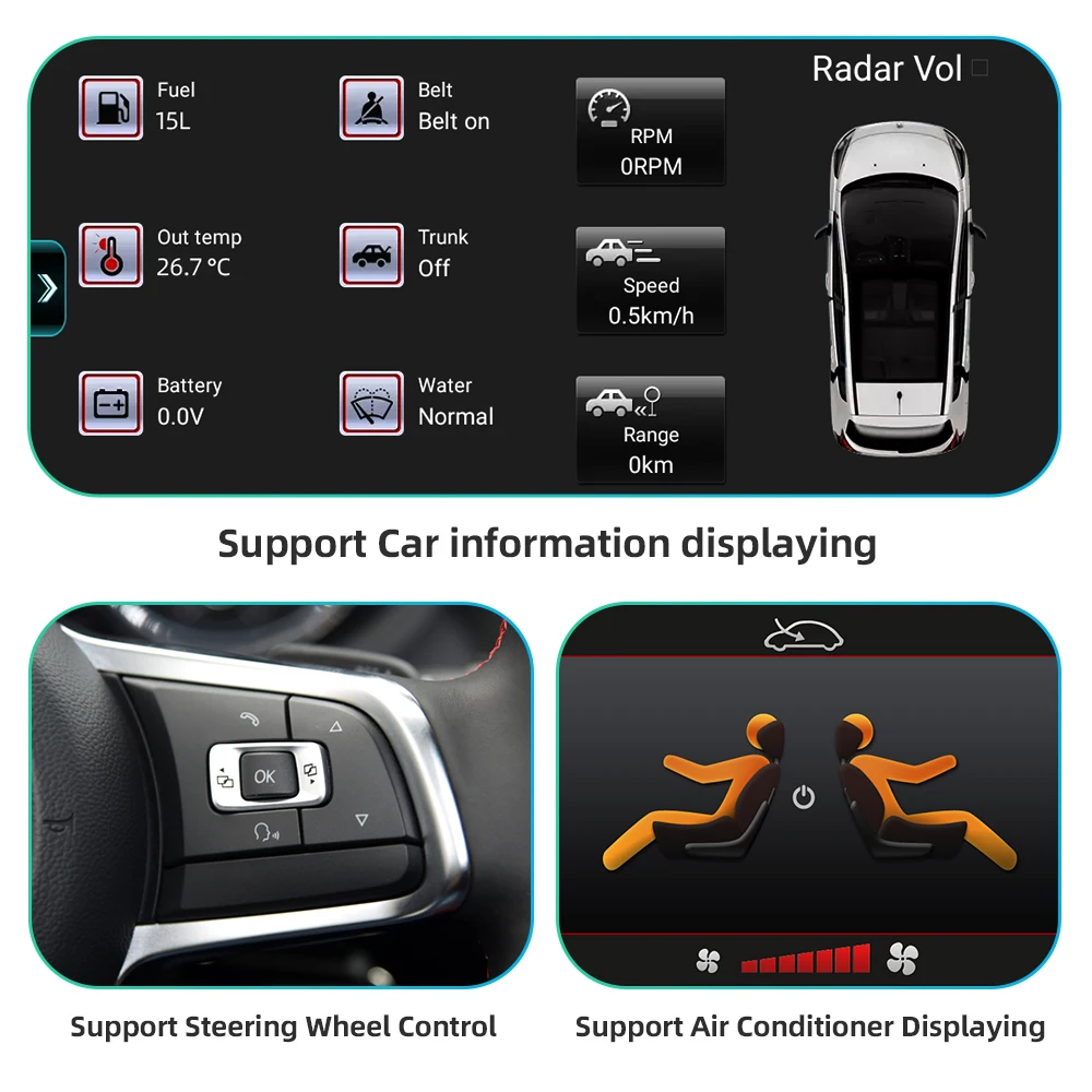 Автомагнитола Isudar DSP мультимедийный плеер на Android с GPS для