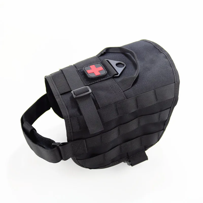 

Military Gear Service Dog Harness Army Dog Vest Tactical Harness 1000D Nylon Molle Combat Vest Large Breathable For Dogs Medium