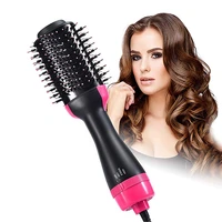 one step electric hair drier comb hair straightener hair curler brush negative ion generator hair straightener hair curler