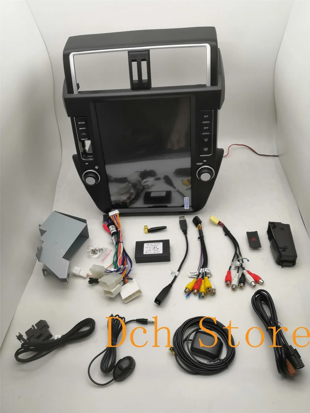 12,1 ''радио tesla стиль Android 8,1 автомобильный DVD gps навигатор для Toyota Land Cruiser Prado PX6 CARPLAY