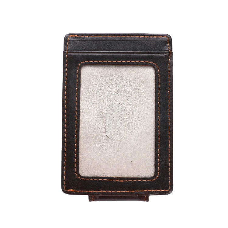 GUBINTU магнитная кожа доллар США билета пряжка деньги RFID блок ультра тонкий банкнот