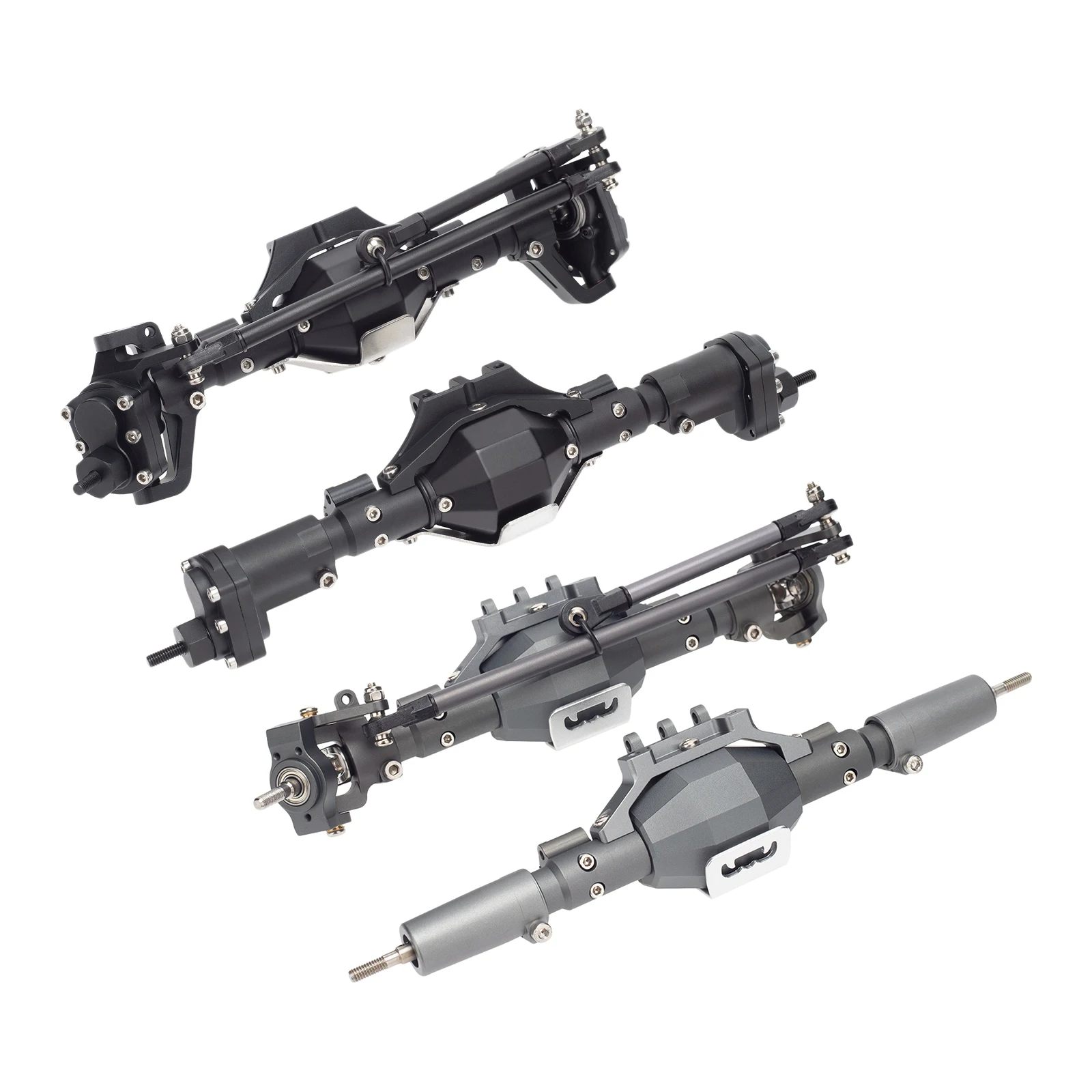 

Aluminum Upgrade Front Rear Bridge Axle Assembly Parts for Axial SCX10 II 90046 90047 1/10 RC Crawler Car Accs Spare Parts