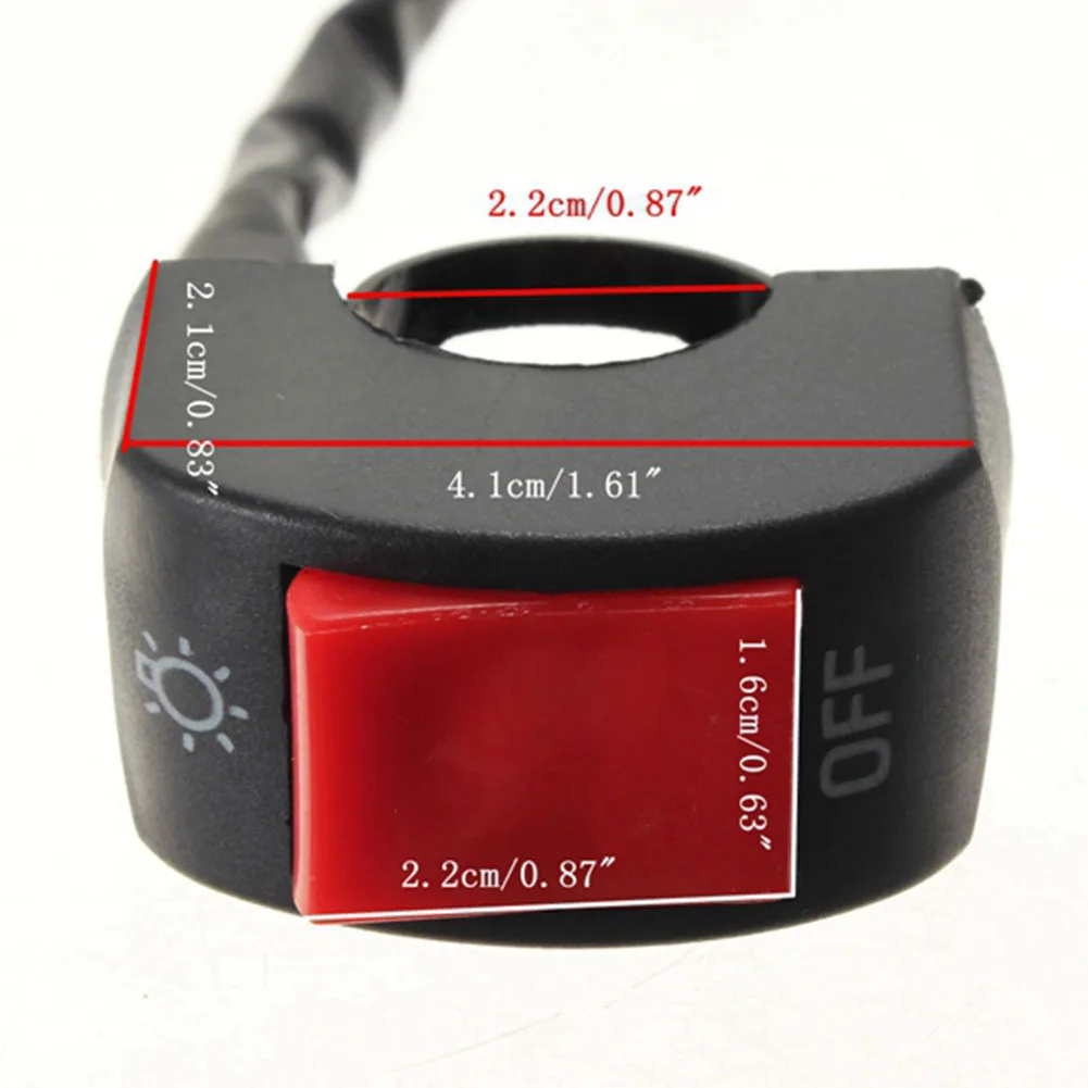 Прочный велосипедный переключатель для мотоцикла водонепроницаемый головной