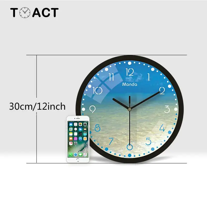 

Luminous Wall Clock Number Silent Night Lights LED Glowing Decorative Nordic Wall Clocks Modern Design Living Room Home Decor