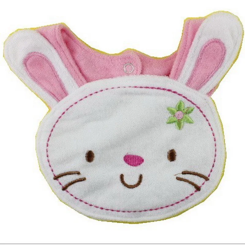 100% Cotton Baby Bib Three-dimensional Animal Modeling Soft Cute Unisex Newborn Burp Cloths | Детская одежда и обувь