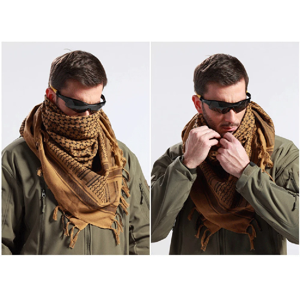 100% хлопковый арабский шарф gugulхита тактический хиджаб толстый ветрозащитный для