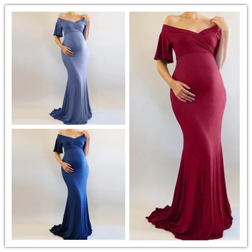 Женское платье для беременных длинное длиной до пола мамы кормящих женщин