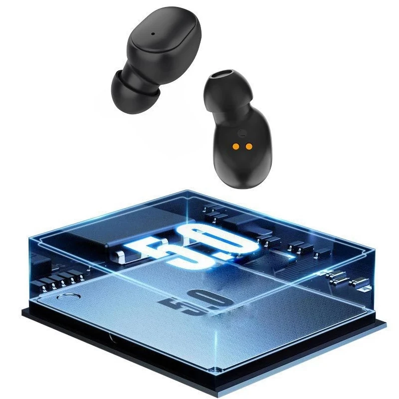 2021 TWS Bluetooth-гарнитура с басами беспроводные наушники беспроводной спортивные