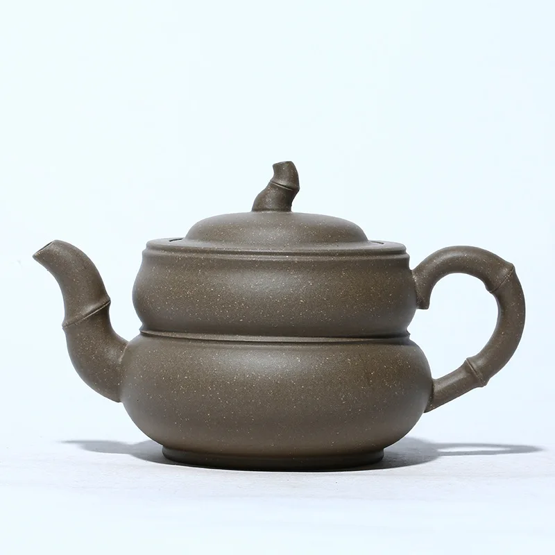 

Yixing teapot gift raw ore section mud purple clay teapot famous manual gourd teapot
