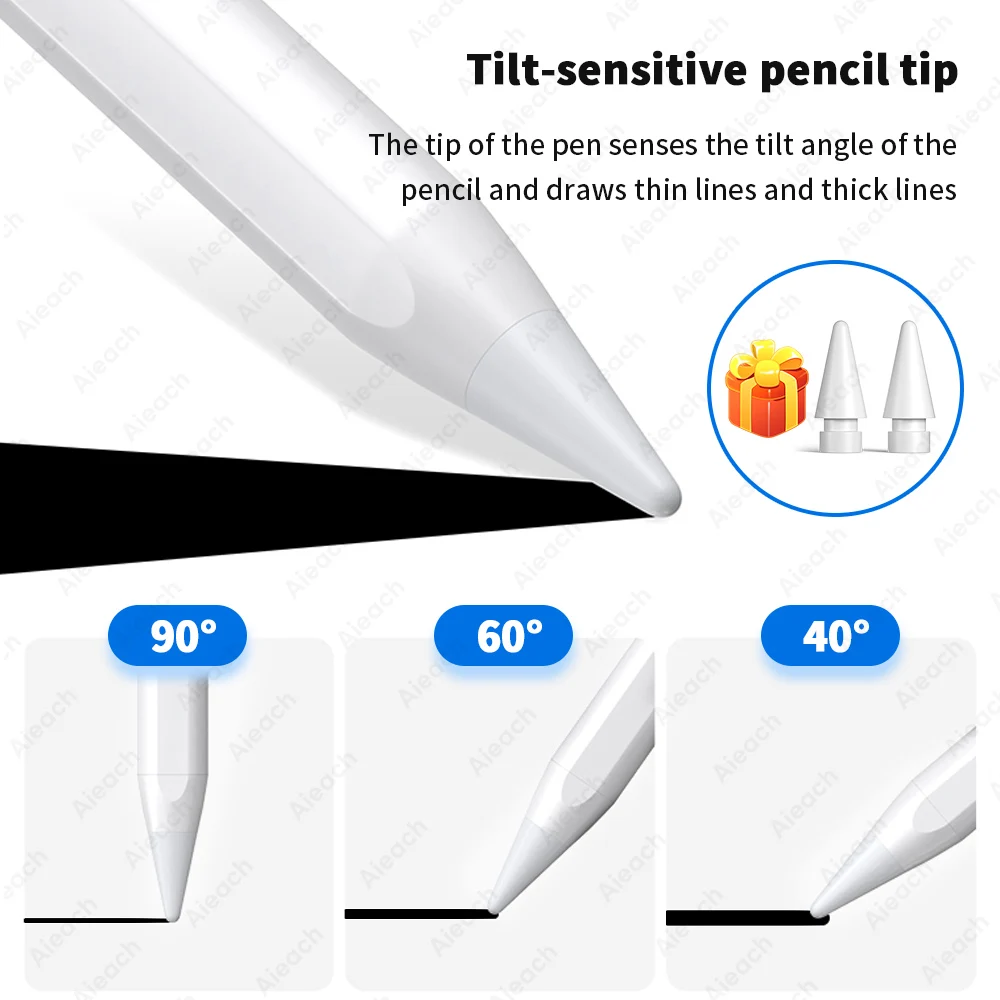 Фото Стилус для iPad карандаш Apple Pen 21th Gen стилус рисования с отклонением от ладони Стилус для iPad карандаш Apple Pen 21th Gen стилус рисования с отклонением от ладони