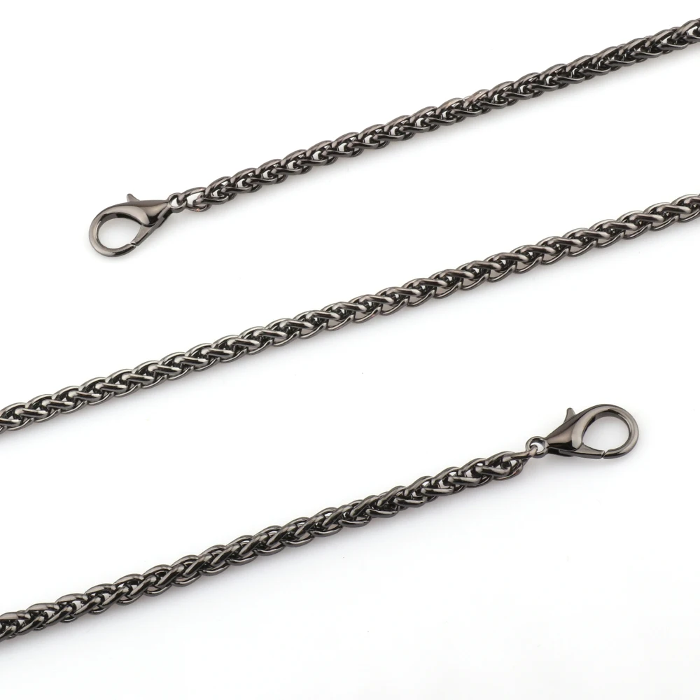 Gold/Silver/Gun black 5mm thin chain Bag chain Hardware handbag accessories Metal alloy bag chain strap Bag accessories