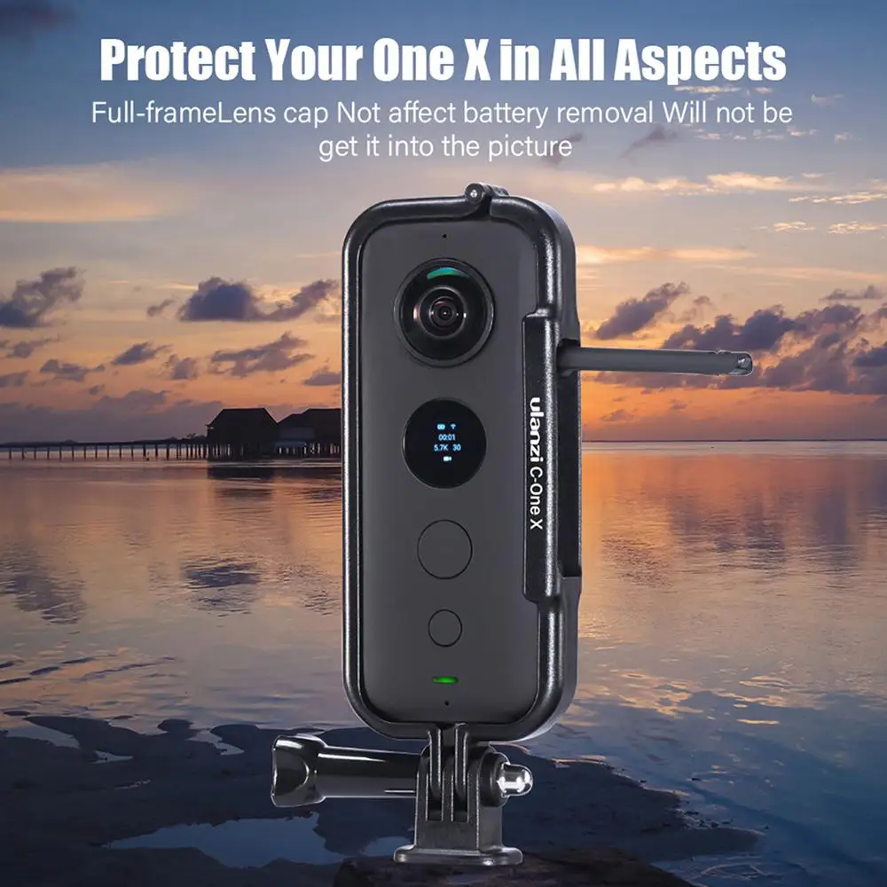 BEESCLOVER Ulanzi венчурная рамка для камеры Insta360 One X защитный корпус чехол с бейсболка