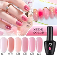 nude color gel nail polish 15ml pink jade polished colors optional long lasting paint hybrid nail base uv led gel builder pink