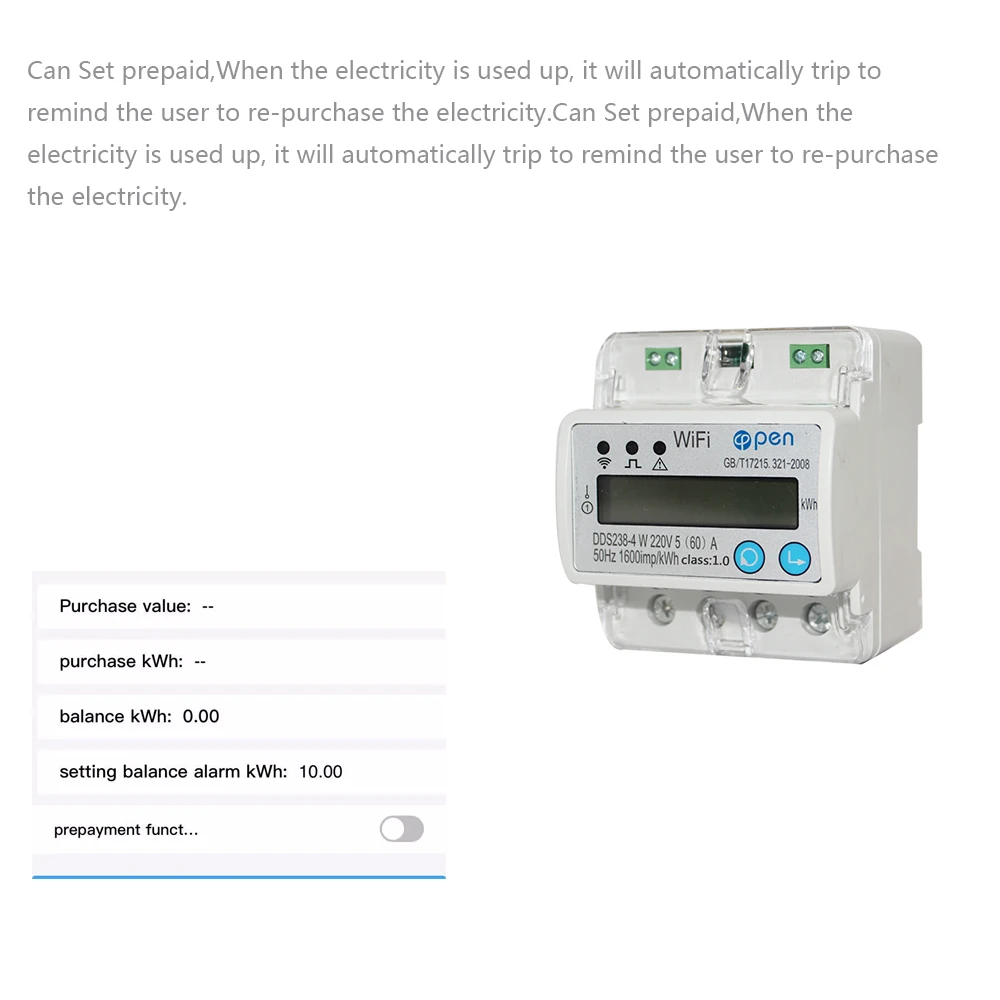 Умный переключатель с дистанционным управлением Wi Fi и контролем энергии защита
