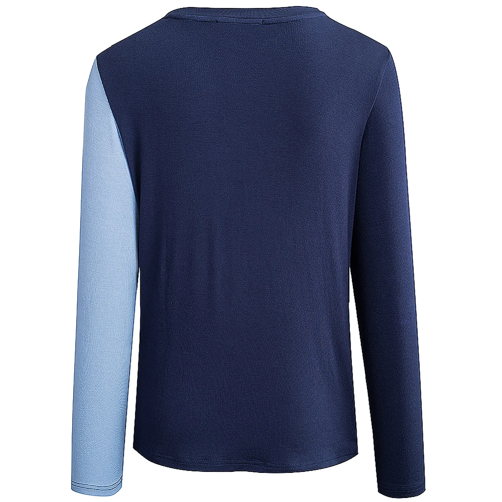 

Autumn Winter Womens Ladies Buttons Stitching Long Sleeve New Fashion Simplicity Comfortable Loose Tops Casual Cotton Blouse