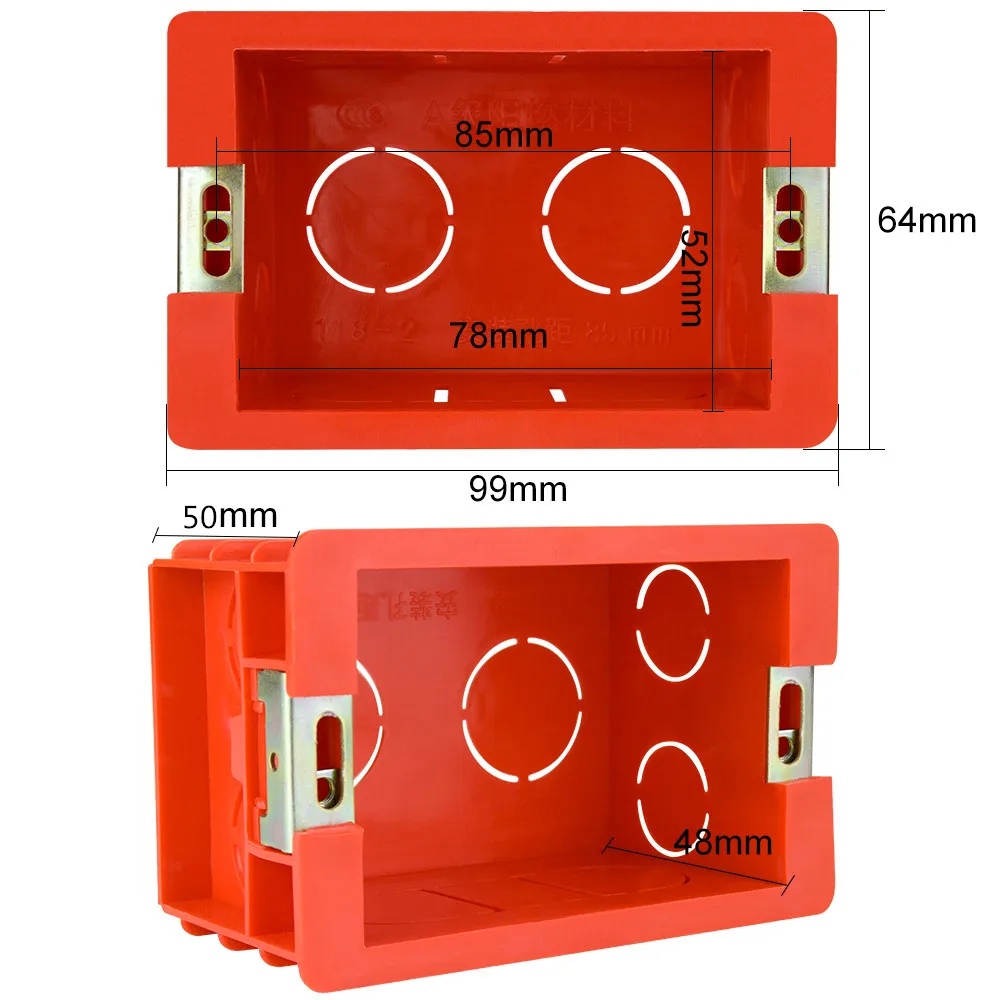 Коробка для выключателей высокого качества 99 х64 мм стандартный американский