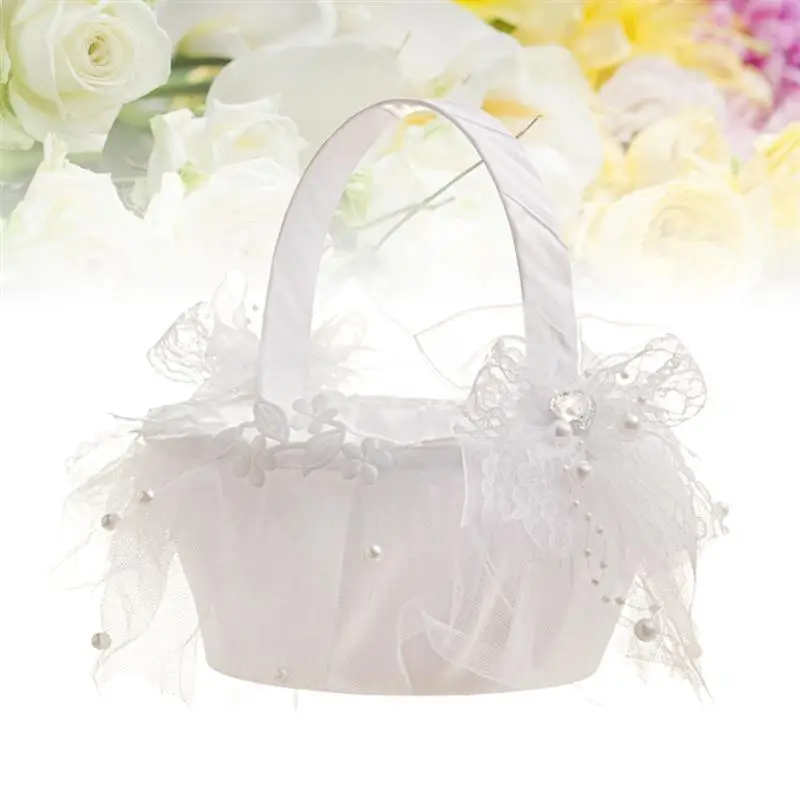 1 шт. кружевная корзина Стразы для свадебвечерние церемонии |