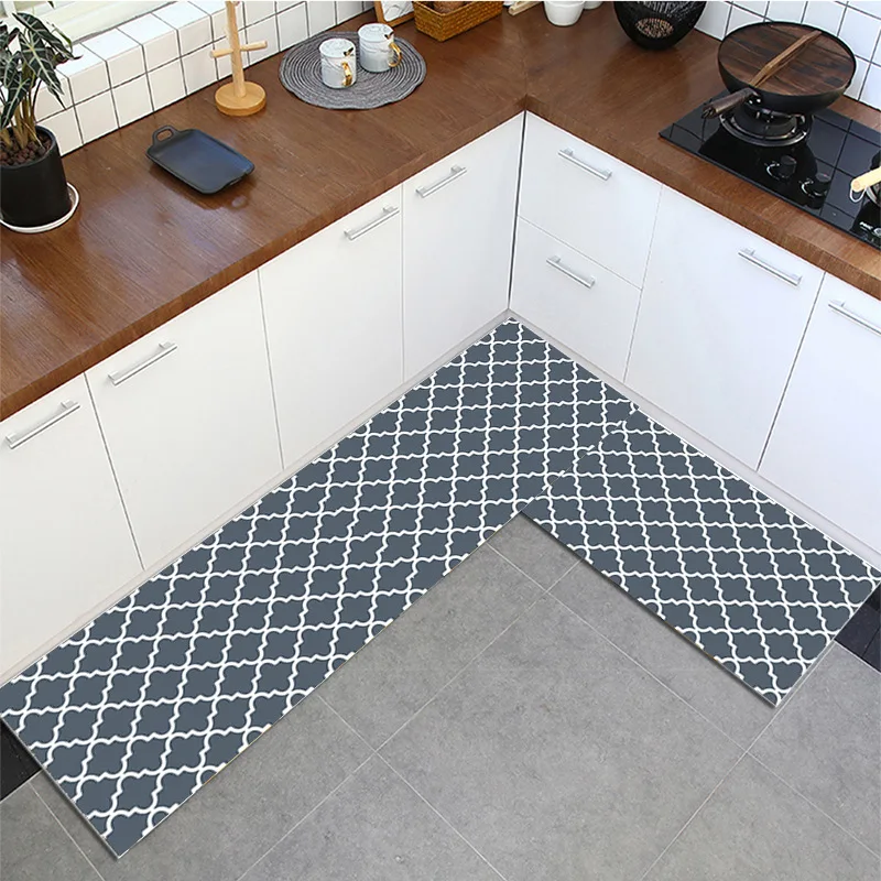 

Nordic Kitchen Mat Hallway Floor Living Room Decoration Carpet Bathroom Anti-Slip Rug Bedroom Entrance Home Entry Door Mat