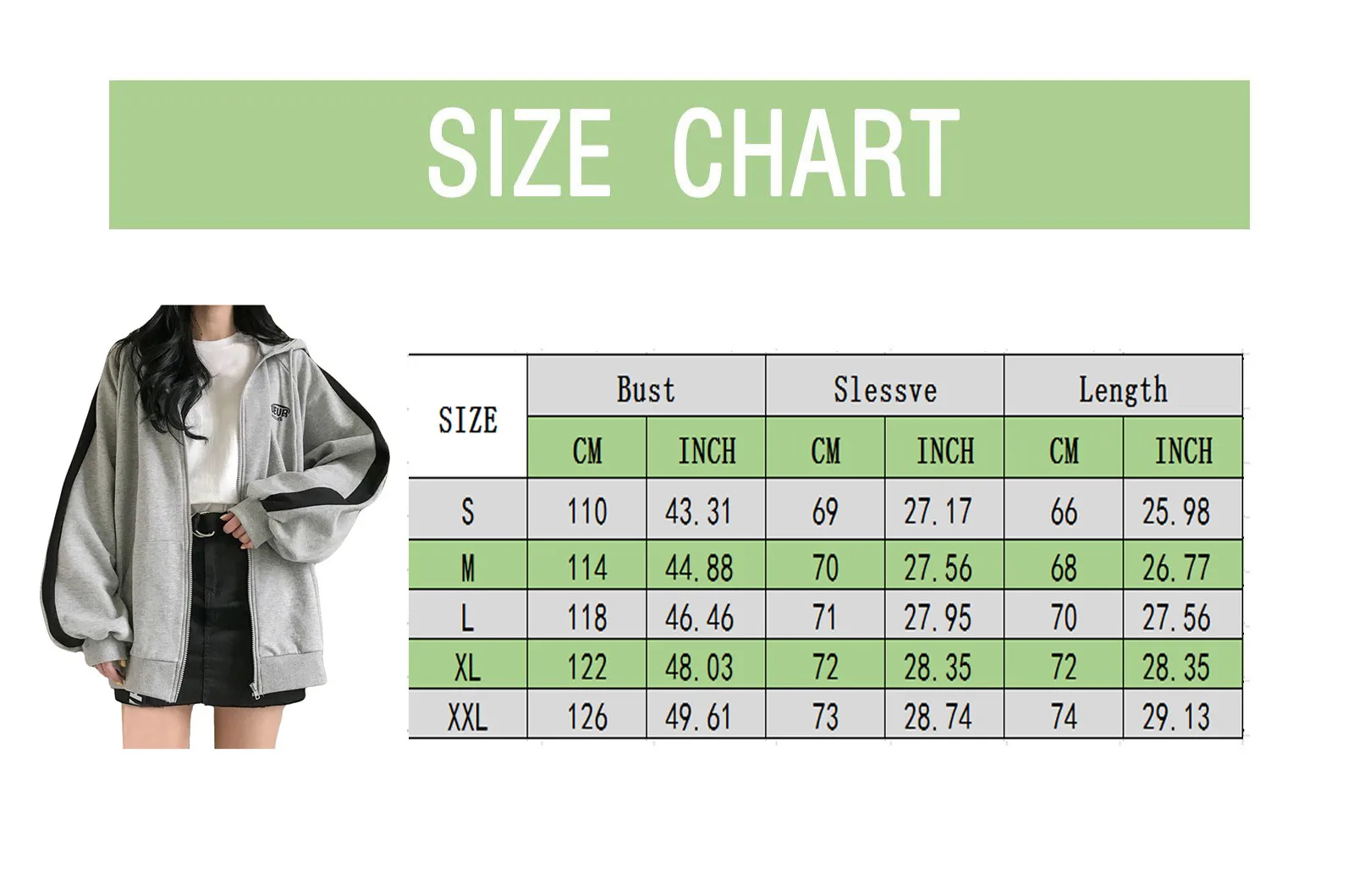 

Zip-up Harajuku Oversized Hoodies Womens Solid Long Sleeve Irregular Sweatshirt Loose Hooded Coat Casual Korean Style Sweatshirt