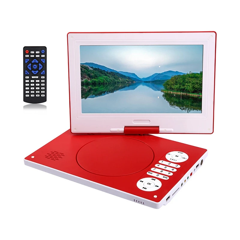 HD 10 1 дюймов домашний автомобильный Bluetooth dvd-плеер портативный VCD CD игровой плеер