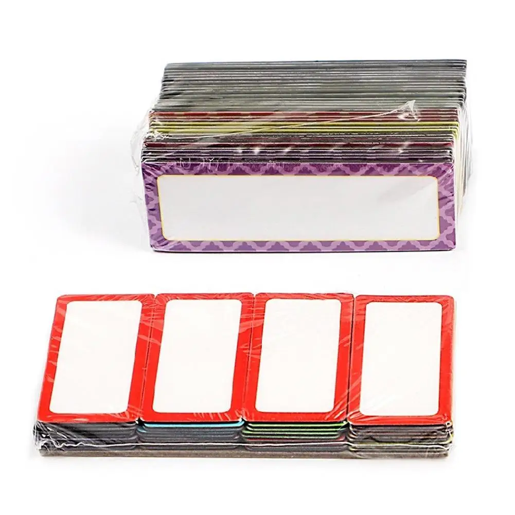 40 шт. магнитные сухие стираемые этикетки 80x30 мм именные таблички записываемые