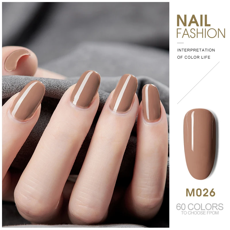 M026 УФ-лак ROHWXY для ногтей, 5 мл, лаковый Гель-лак, Гибридный Гель-лак Vernis, верхнее покрытие, все для маникюра, обнаженный, замочить, УФ светодиодный Гель-лак - Цвет: M026
