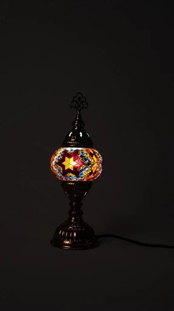 Luxury Desktop Mosaic Lamp Sconce Bedside Lamp Home decor gift office lamp night lamp DesingONB enlarge