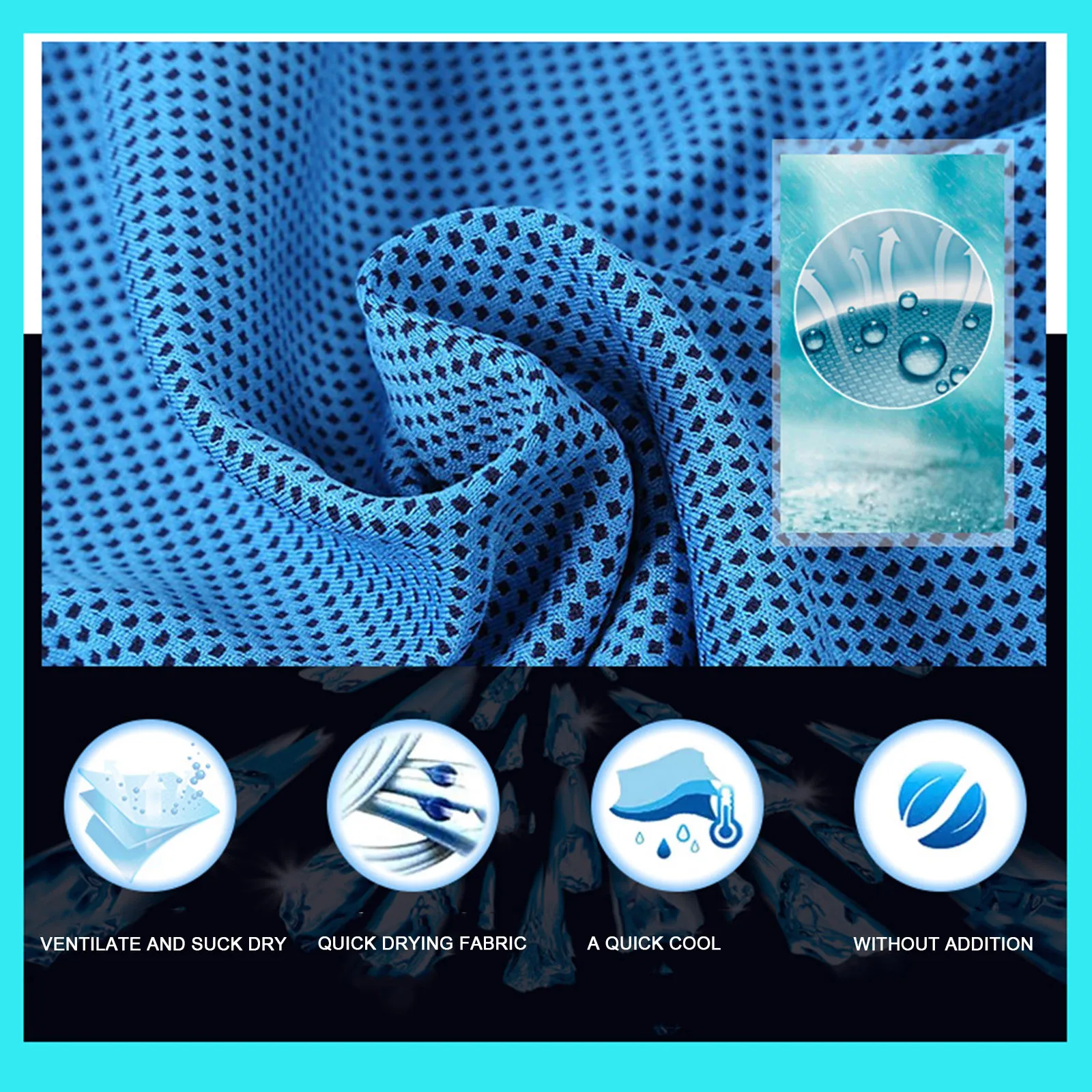 Быстросохнущее карманное полотенце портативное Впитывающее Влагу пот уличное