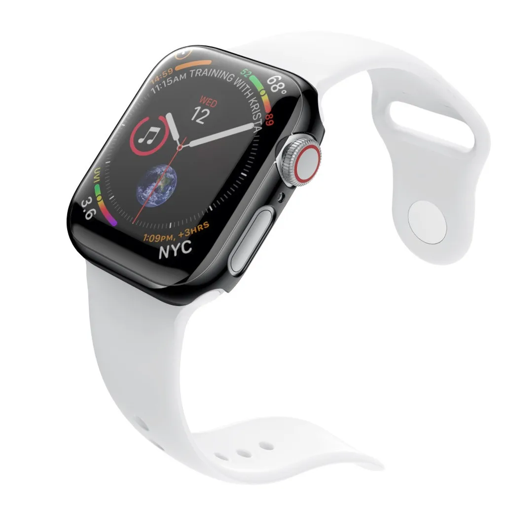 Ультратонкое покрытие чехлы Защитный бампер, чехол КРЫШКА ДЛЯ IWatch 5 40 мм 44 мм Смарт часы защитные аксессуары для Apple#912