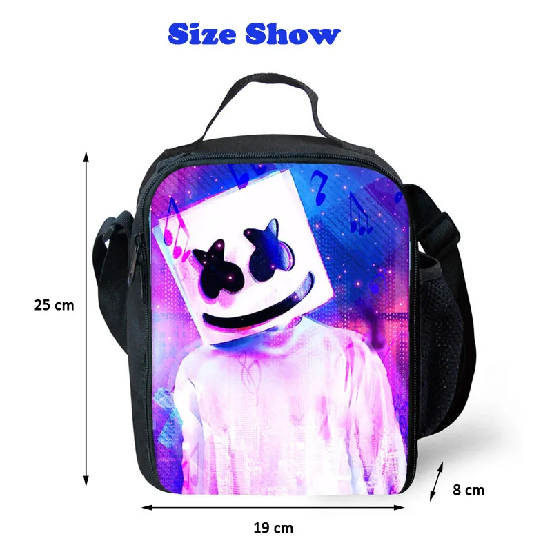 Школьный рюкзак для детей Marshmello сумка Молодежный большой школьный рюкзак для мальчиков/девочек Детский Рюкзак Bookbag