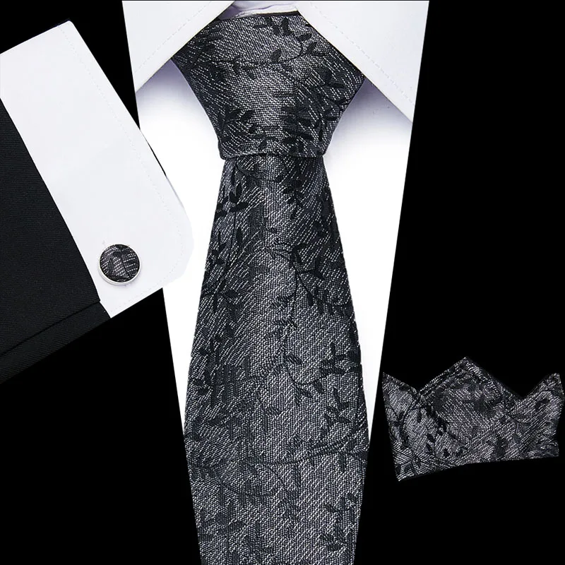 Новый мужской роскошный набор галстуков с принтом 8 см Галстук Пейсли 100% шелк