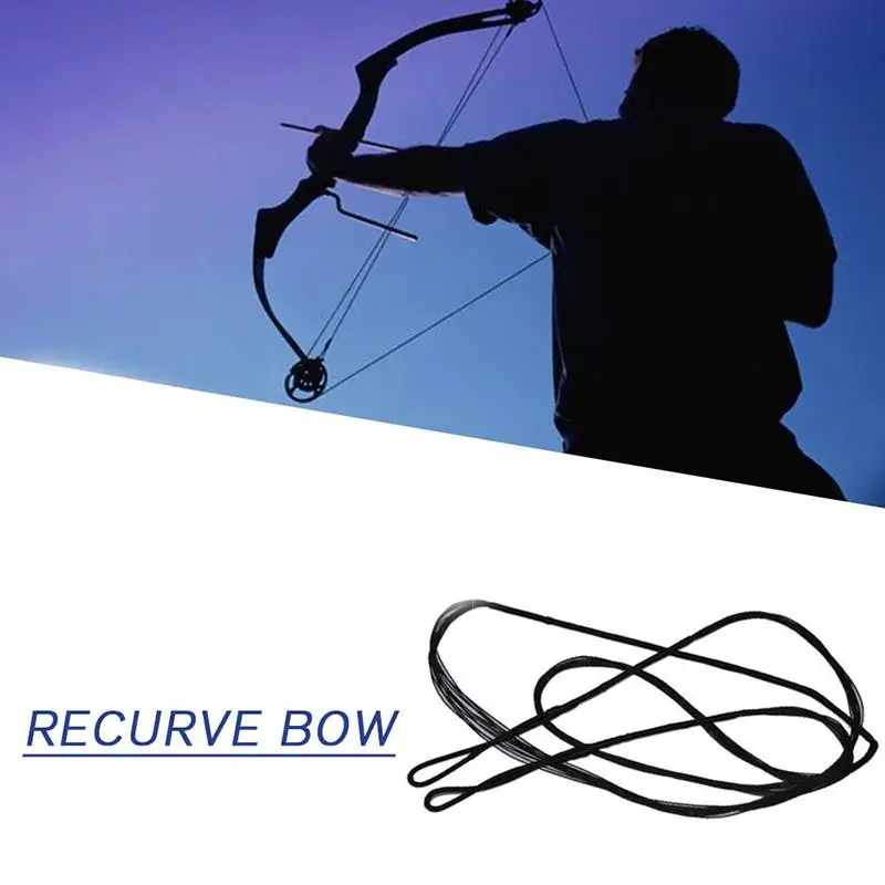 

Снасти 62-68 дюймовые струны Bowstring 14 Share регулируемый нейлоновый уличный шнур для стрел прочная запасная деталь