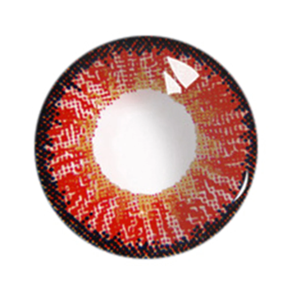 2 шт большой глаз красоты чистые цветные глаза линзы косметические очки для