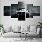 5 шт. Роскошная Автомобильная Настенная картина Спортивная тележка Холст Искусство Настенная картина домашний Декор настенный фон Декор для гостиной