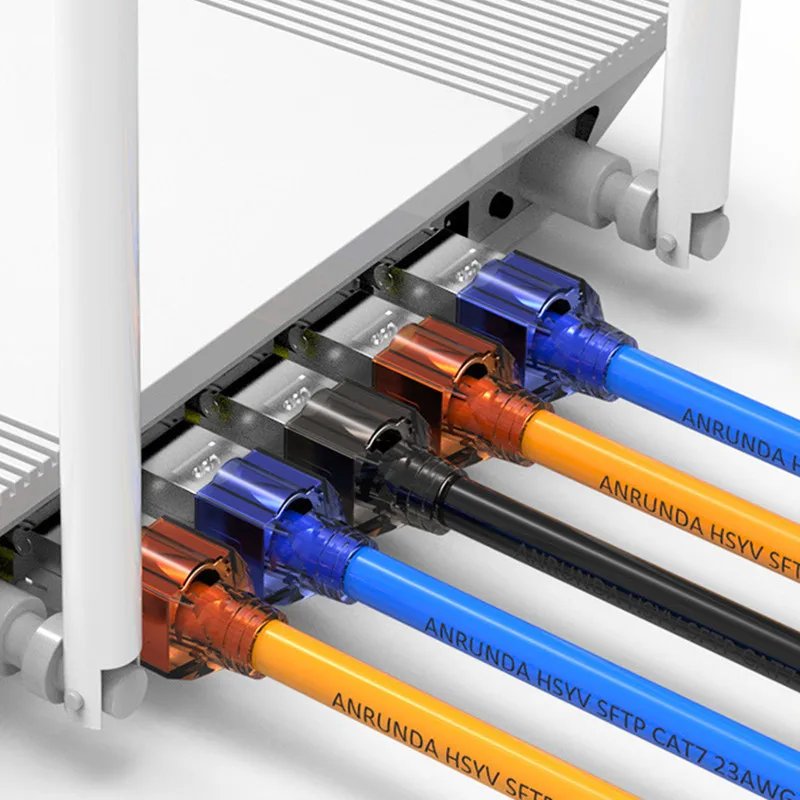 Экранированный полевой разъем RJ45 8P8C STP без инструментов концевой для Cat6 Cat6A Cat7 23AWG