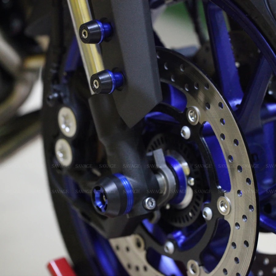 Передний мост вилка крушение слайдер для YAMAHA FZ 09 MT MT09 Tracer FJ XSR900 2014 2021 15 16 17 18 19
