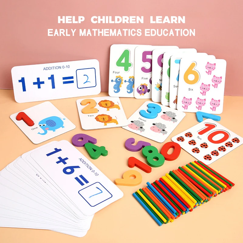 Учебные пособия по методике Монтессори игрушки для математического обучения