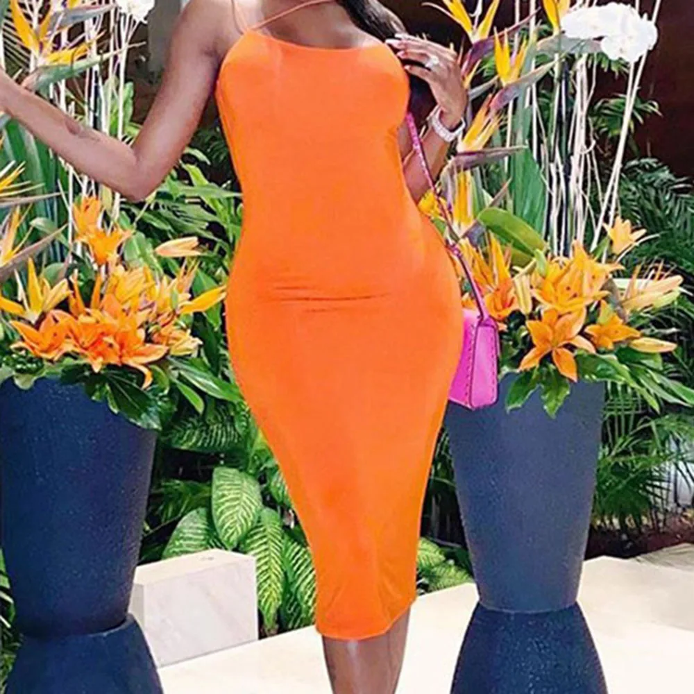 

2021 Summer Casual Oversize Ladies Dress Fashion Sexy Simple Slim Solid Color Thin Designer Hot Sale One Word Collar