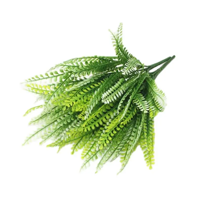 

Artificial Pteris Grass Green Plant Wall Materials Simulation Plant Plastic Grass Flower Arrangement Accessories Home Decor