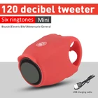 Звонок велосипедный водонепроницаемый IPX4, зарядка от USB, портативный силиконовый мини-звонок на руль, велосипедные аксессуары