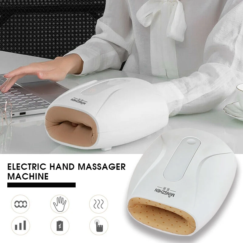 

3 Levels Strength Electric Hand Therapy Massager Relaxation For Arthritis Pain Relief Portable Finger Hand Massager Health Care