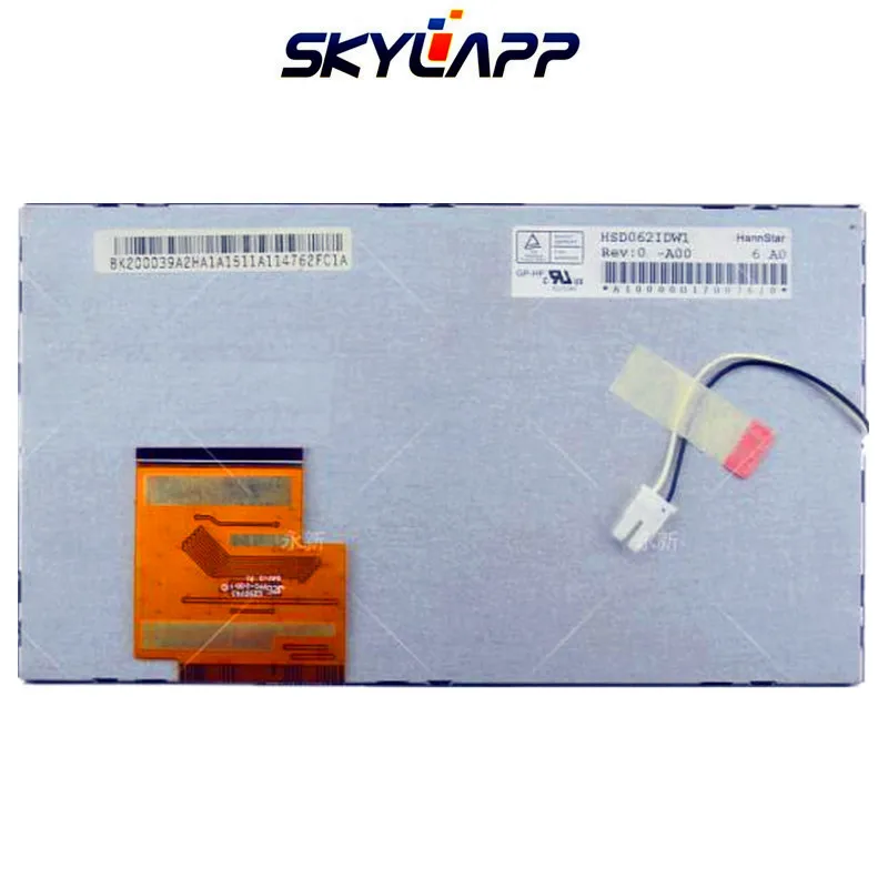 Оригинальный 6 2 дюймовый 60 контактов ЖК экран цифровой для HannStar HSD062IDW1 A00 A01 A02 TFT