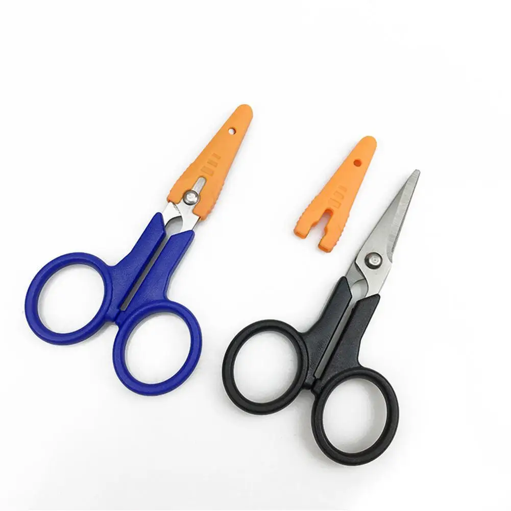 

Stainless Steel Fish Use Scissors Fishing Line Cutter Serrated Edge Quality Portable Anti-rust Clipper Tool for Fishing Line