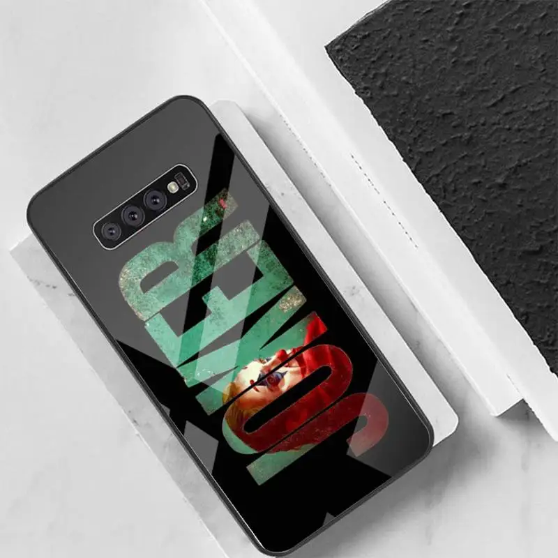 

Cool Joker Clown Phone Case Back Cover For Samsung Cases S20 Plus S10 NOTE 8 9 10 10PRO Tempered Glass Soft Silicone Edge