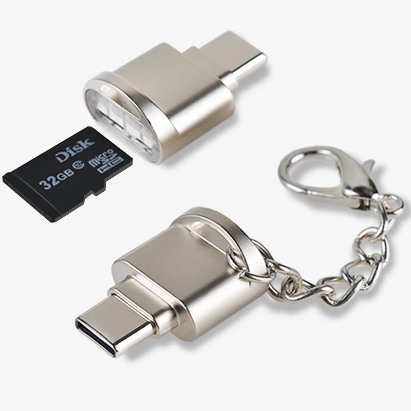 Портативный USB 3 1 к адаптеру type C микро конвертер OTG адаптер с TF SD кард ридер для