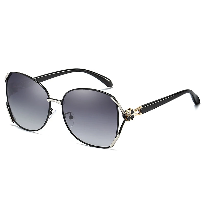 

Round Polarized Sunglasses Women 2021 Metal Oversized Sun Glasses Retro Vintage Big Eyewear Shades For Male Female UV400