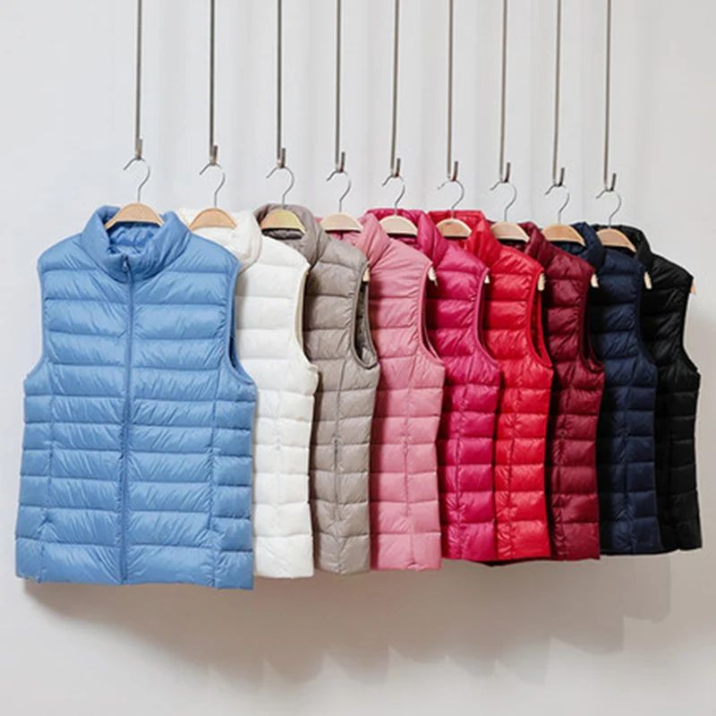 Женский пуховой жилет на белом утином пуху ульсветильник Кая парка женский без