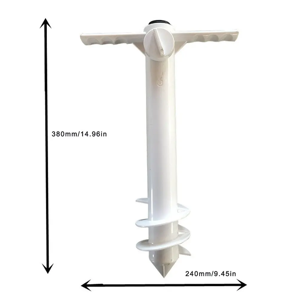 

Portable Beach Plug Umbrella Windproof Fixed Tool Sturdy Plastic Beach Plug Beach Umbrella Installation Accessories
