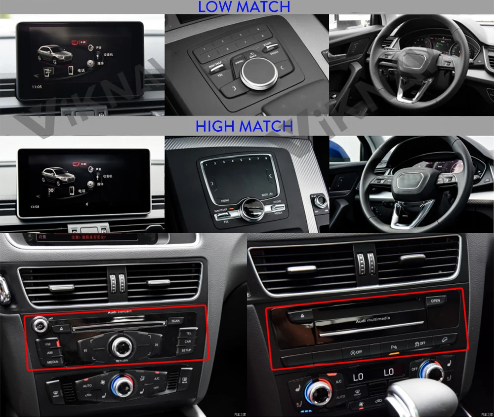 

Android Car Radio Multimedia Player for Audi Q5 2017 2018 2019 Screen Auto Audio Stereo Receiver GPS Navigation Head Unit